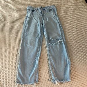 LC Lauren Conrad Light Blue Straight Leg Jeans